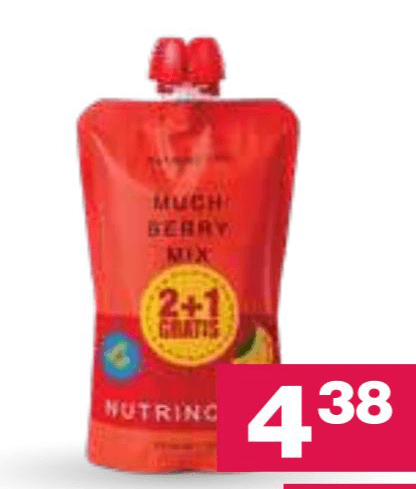 Pouch Nutrino lab 3 x 180 g Akcija v trgovini Mercator