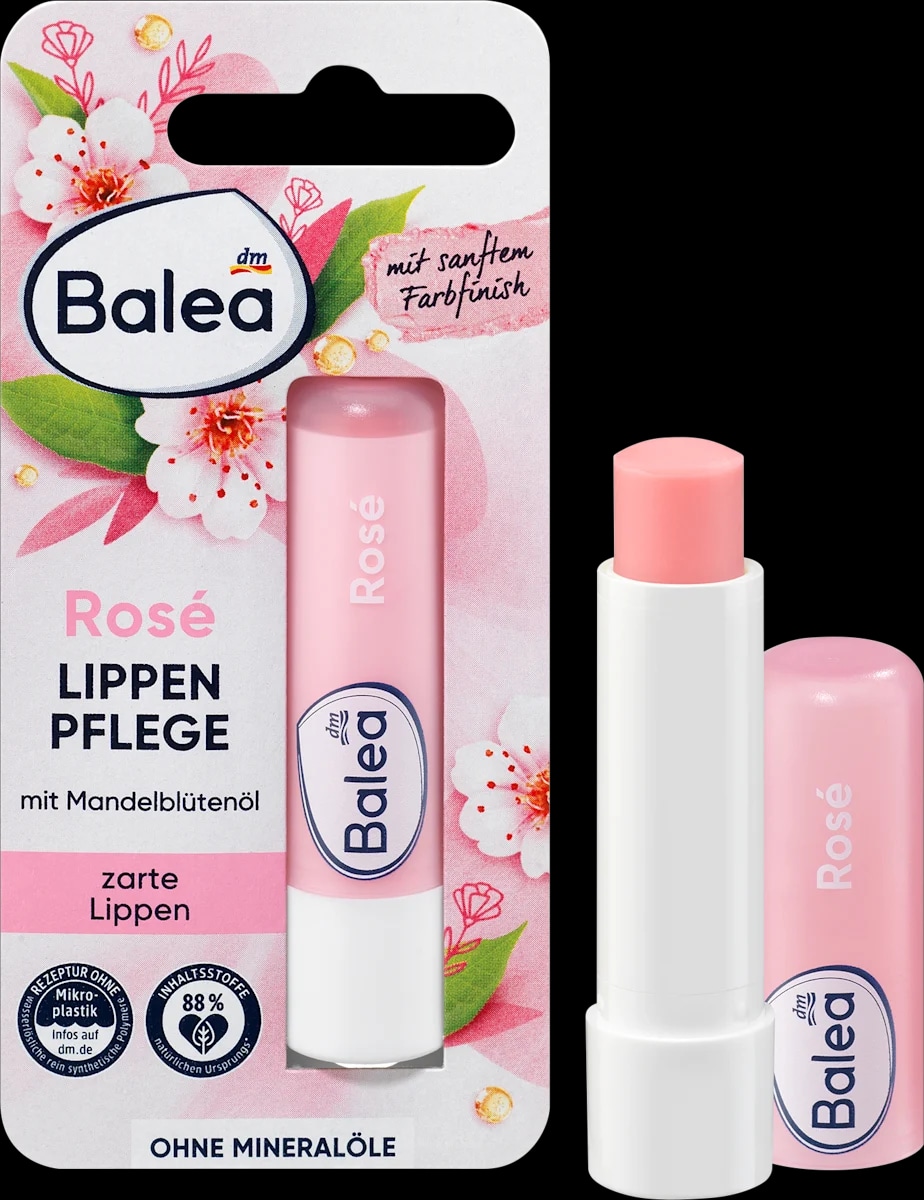 Balea Rosé balzam za nego ustnic 4,8 g - Akcija v trgovini Dm