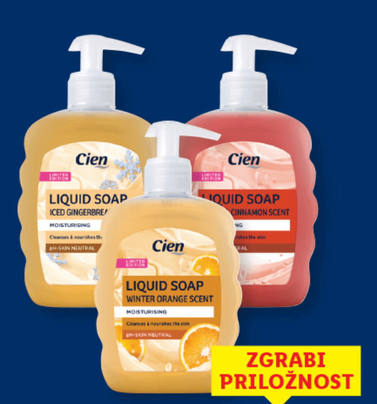 Cien Tekoče milo 500 ml - Akcija v trgovini Lidl