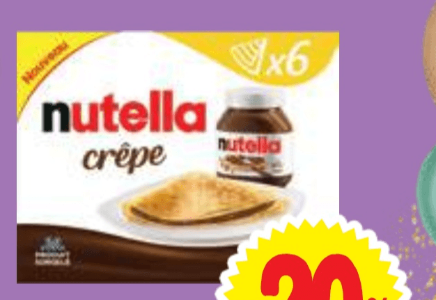 Palačinke z Nutello 6x 40 g Nutella - Akcija v trgovini E.Leclerc