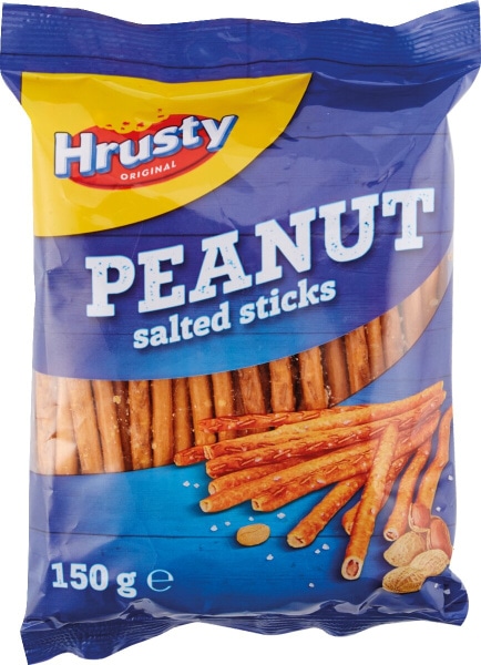 Palčke Hrusty Peanut 150 g - Akcija v trgovini Mercator