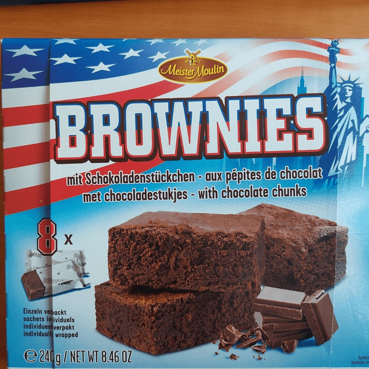 Pecivo Brownies Meister Moulin 8 x 30 g - Akcija v trgovini E.Leclerc