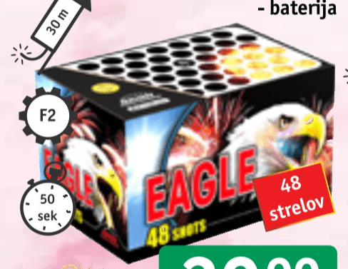 Eagle baterija 48 strelov - Akcija v trgovini Jager