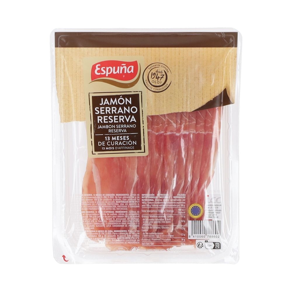 Pršut Serrano Espuña 120 g - Akcija v trgovini E.Leclerc