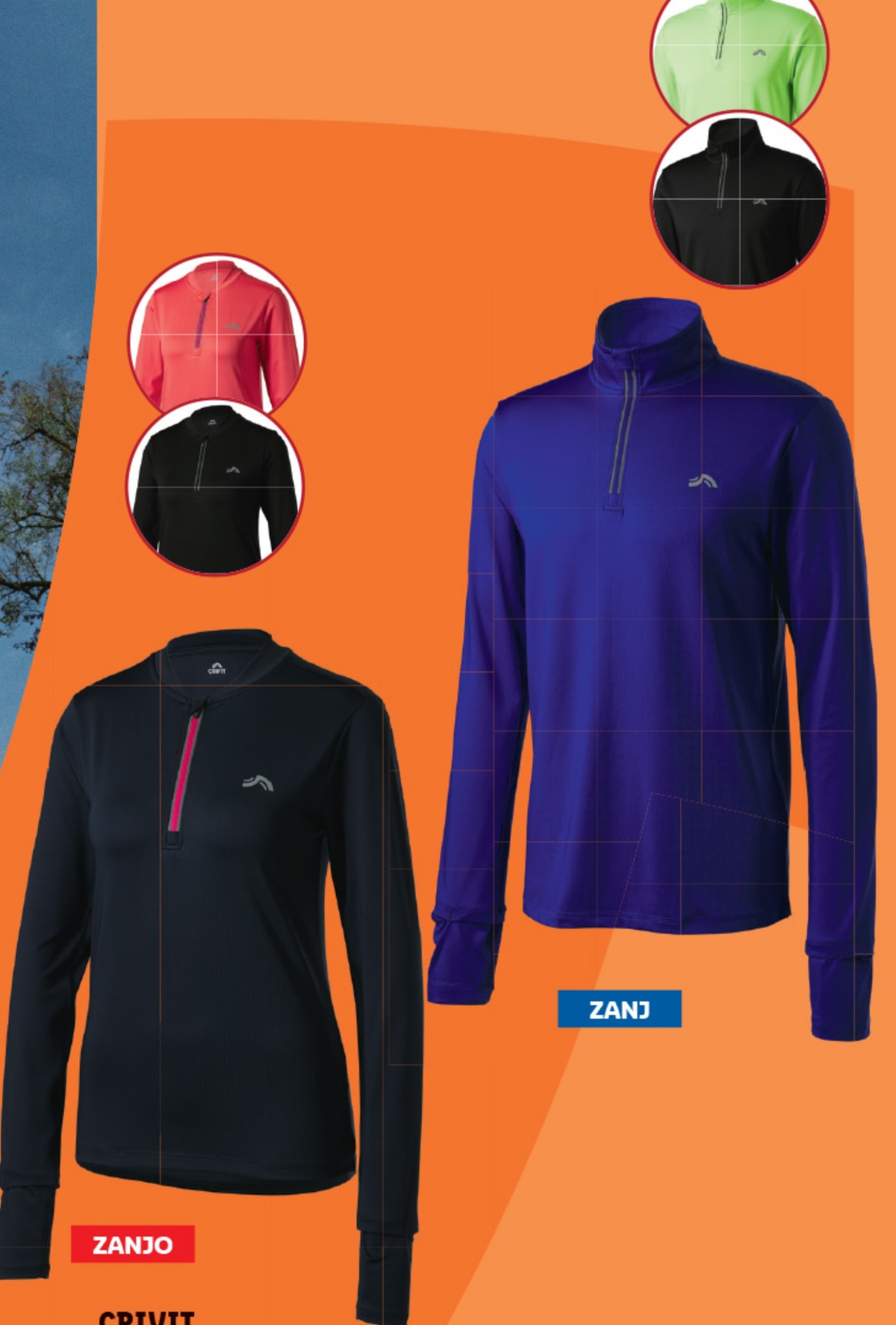 Crivit Funkcijska majica - Akcija v trgovini Lidl