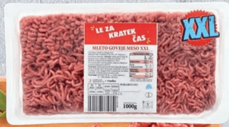 Goveje mleto meso 894 g + 106 g Košaki - Akcija v trgovini Hofer
