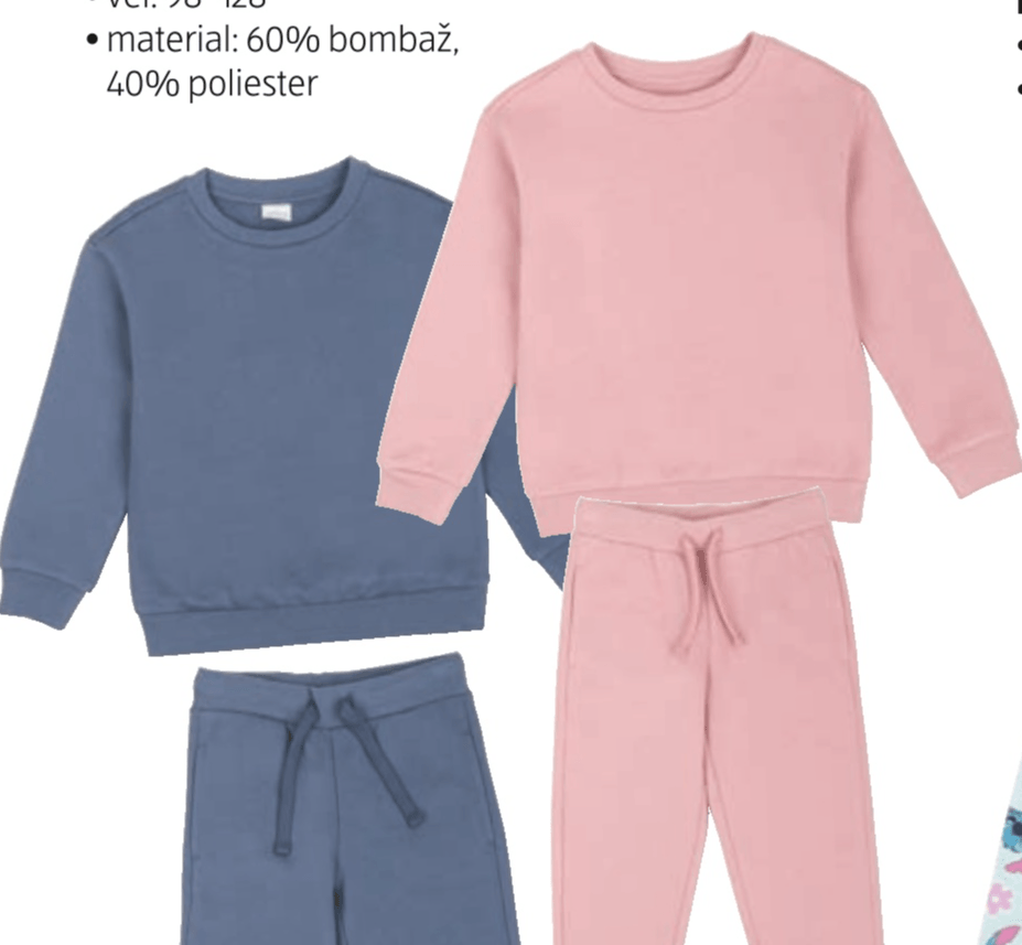 Lily & Dan Otroška trenirka - Akcija v trgovini Hofer