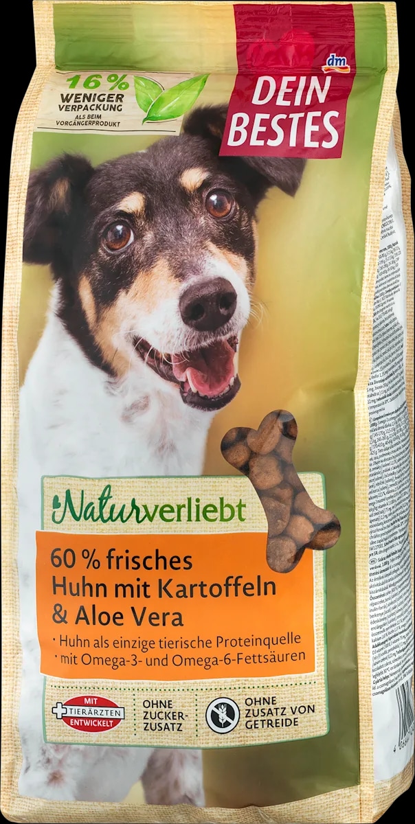 DEIN BESTES Naturverliebt popolna hrana za odrasle pse 150 g - Akcija v trgovini Dm