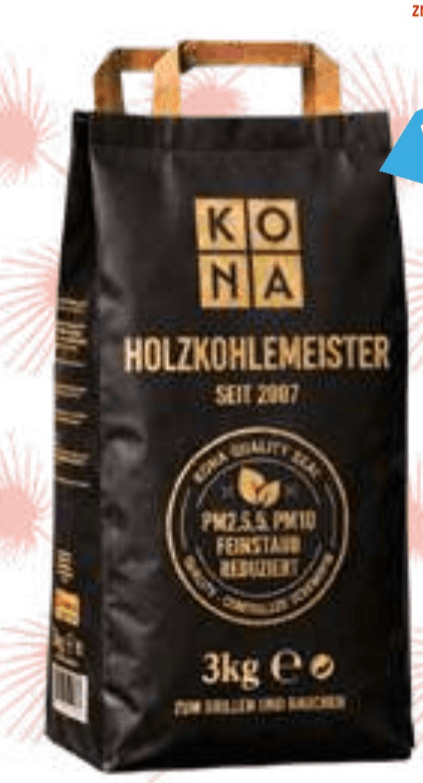 Leseno oglje za žar 3 kg Holzkohlemeister - Akcija v trgovini E.Leclerc