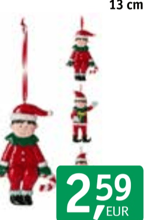 Okrasek božični škrat - Akcija v trgovini Jager