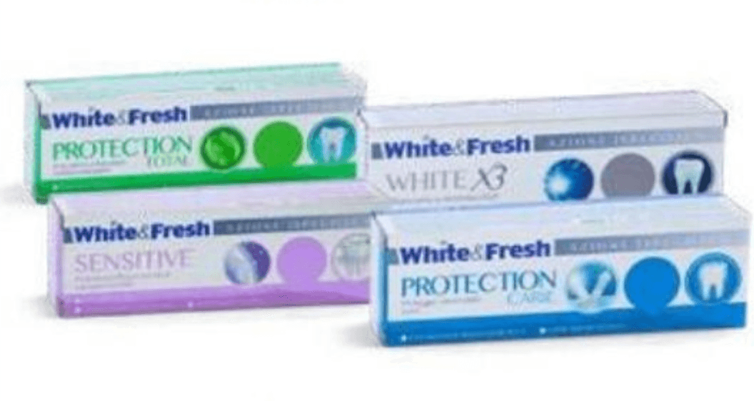 Zobna pasta White & Fresh 75 ml - Akcija v trgovini Eurospin