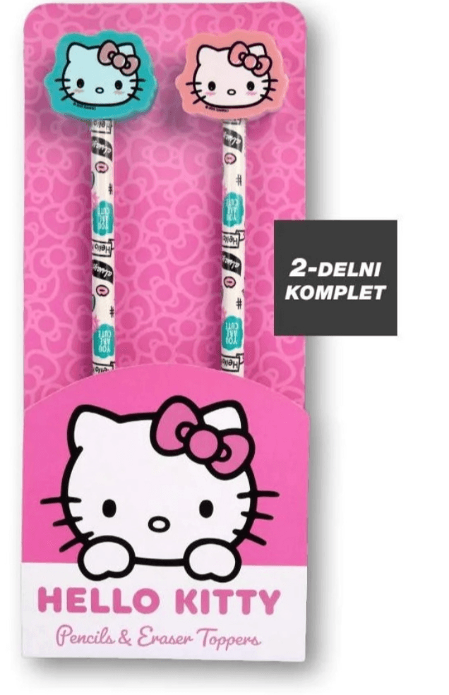 Komplet svinčnikov Hello Kitty 2-delni komplet - Akcija v trgovini Kik