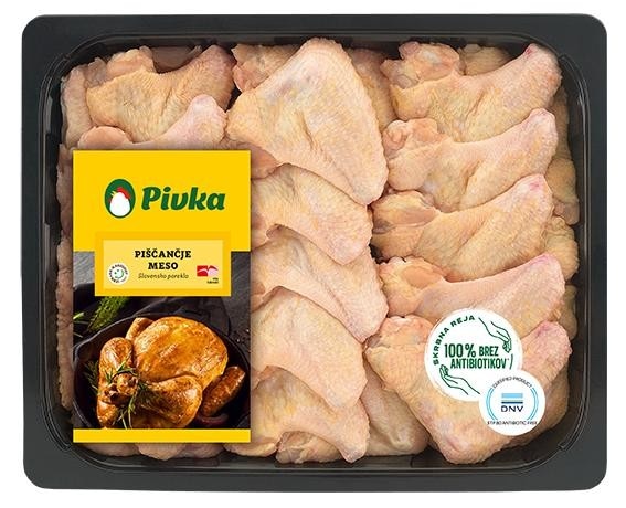 Marinirane rezane piščančje peruti Pivka 450 g - Akcija v trgovini Mercator