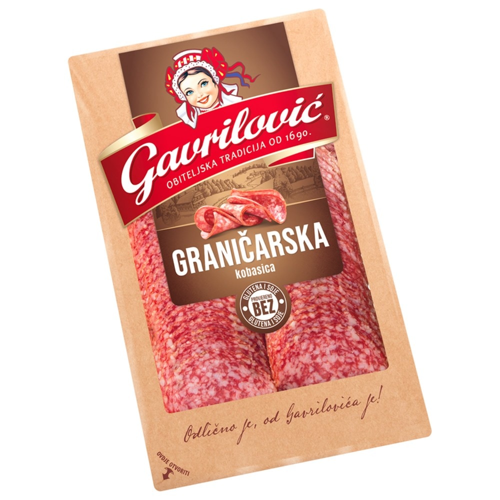Graničarska klobasa Gavrilović 80 g - Akcija u trgovini E.Leclerc