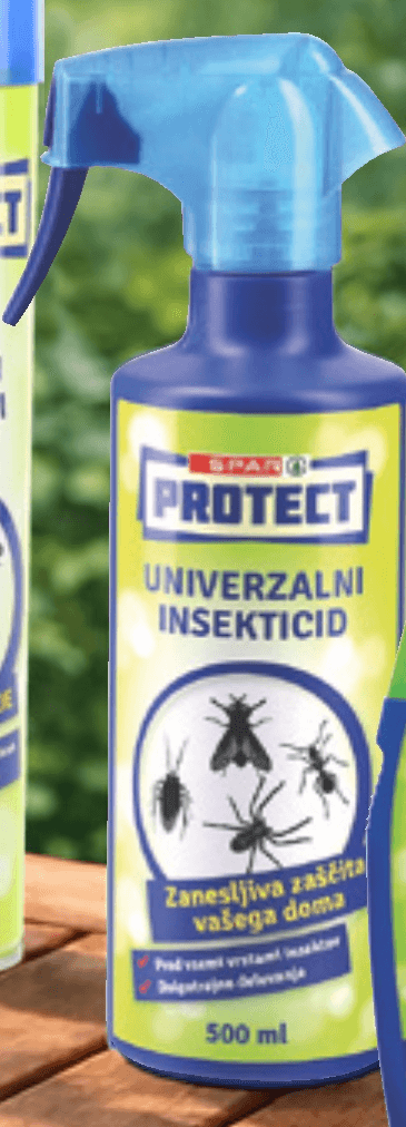 Protect univerzalni insekticid z razpršilko 500 ml - Akcija v trgovini Spar
