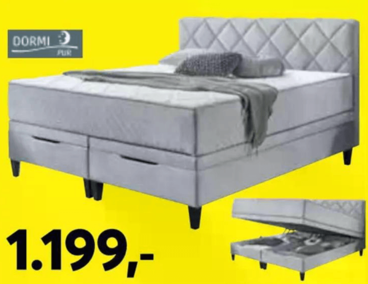 Dormi Boxspring Postelja - Akcija v trgovini Dipo