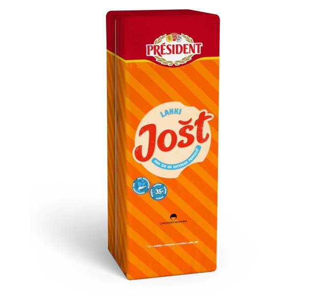 Sir Jošt ali Sir President Edamec 1 kg Jošt, President - Akcija u trgovini Tuš