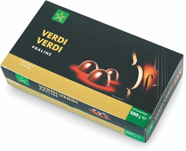 Čokoladne praline Verdi Verdi 500 g - Akcija v trgovini Tuš