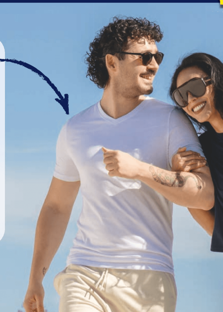 UP2FASHION BASICS Moška spodnja majica 3 kosi - Akcija v trgovini Hofer