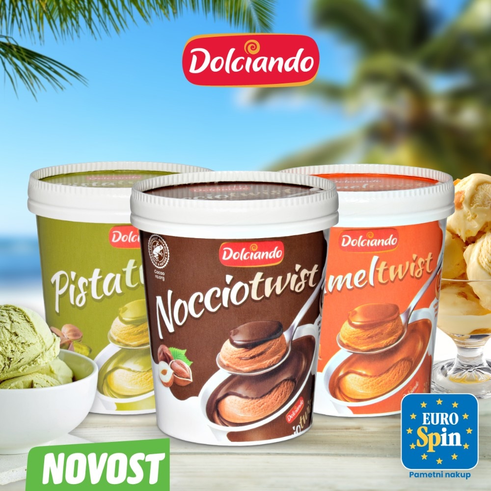 SLADOLED V LONČKU 300 g Dolciando - Akcija v trgovini Eurospin