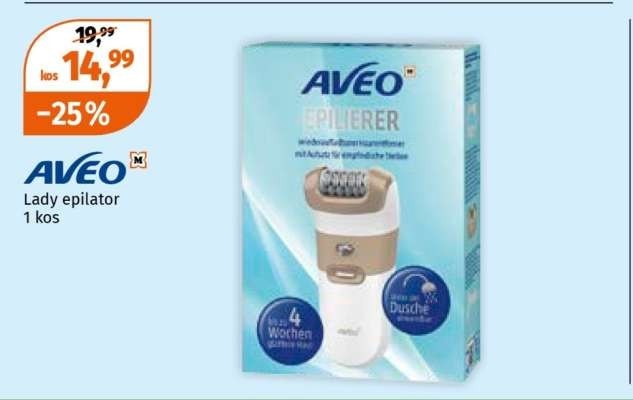 AVEO Lady epilator 1 kos - Akcija v trgovini Mueller