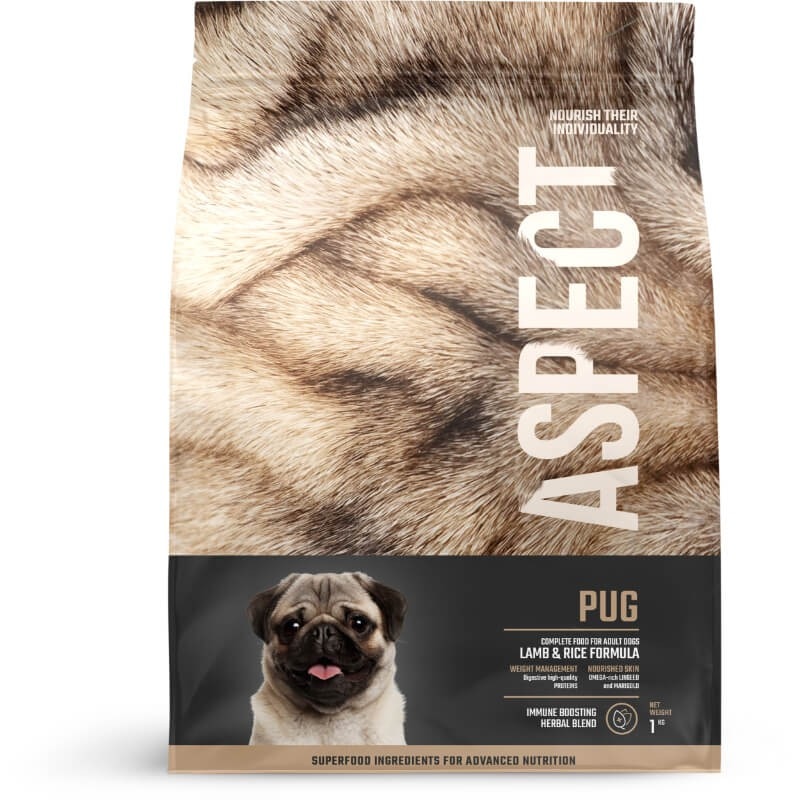 Aspect Pug briketirana hrana 1KG Akcija v trgovini Mr. Pet