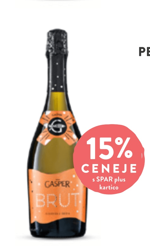 Penina Brut Gašper 0,75 l - Akcija v trgovini Spar