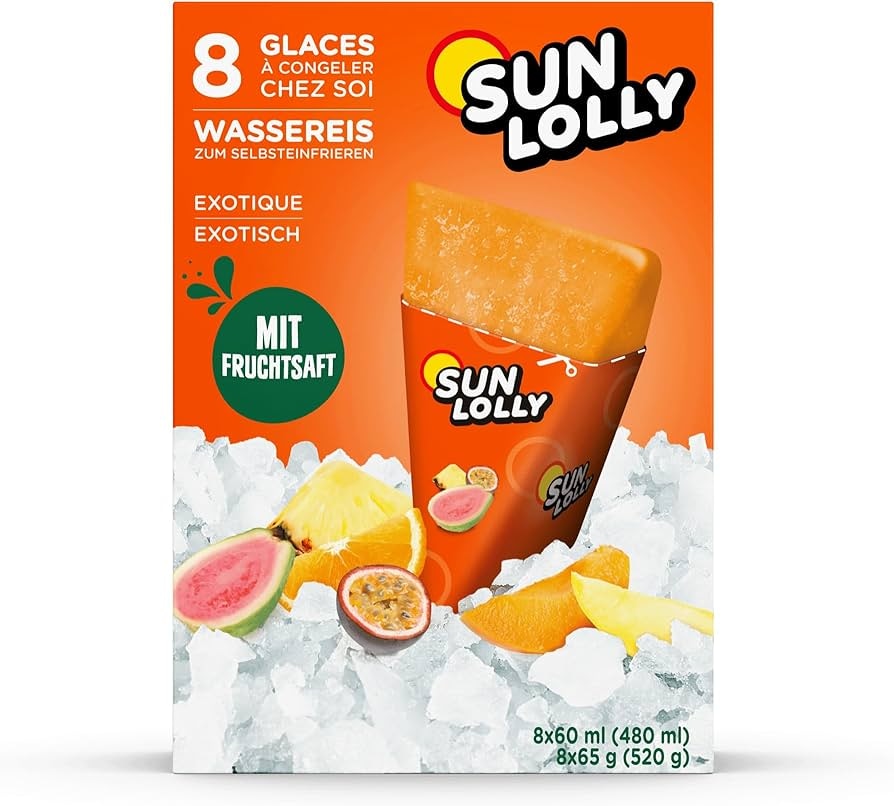 Sun Lolly Vodni sladoled 8 x 65 g - Akcija v trgovini Lidl