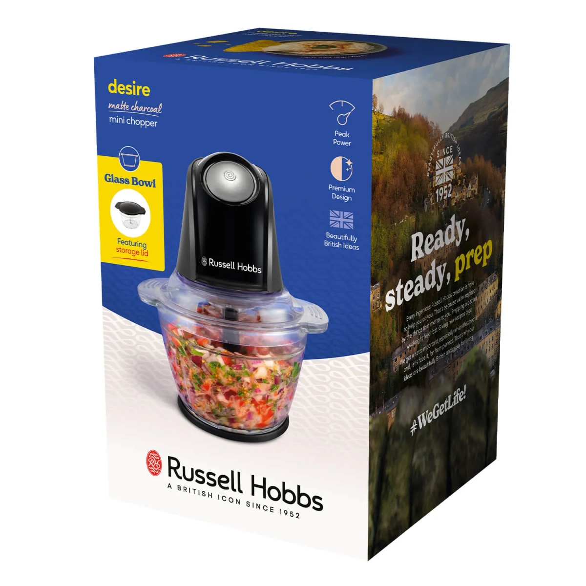 Matte Charcoal Mini Chopper 1 L - Akcija u trgovini Mercator