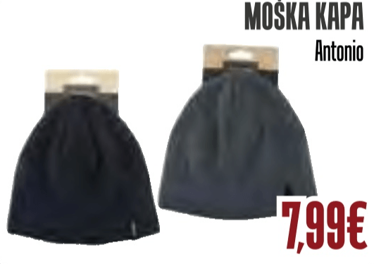 Moška kapa Antonio - Akcija v trgovini Jager