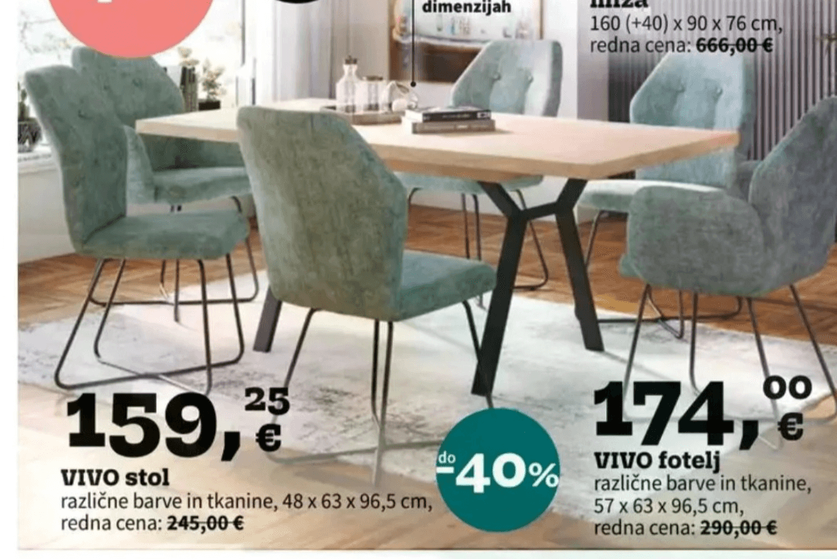 Vivo fotelj 57 x 63 x 96,5 cm - Akcija v trgovini Prima