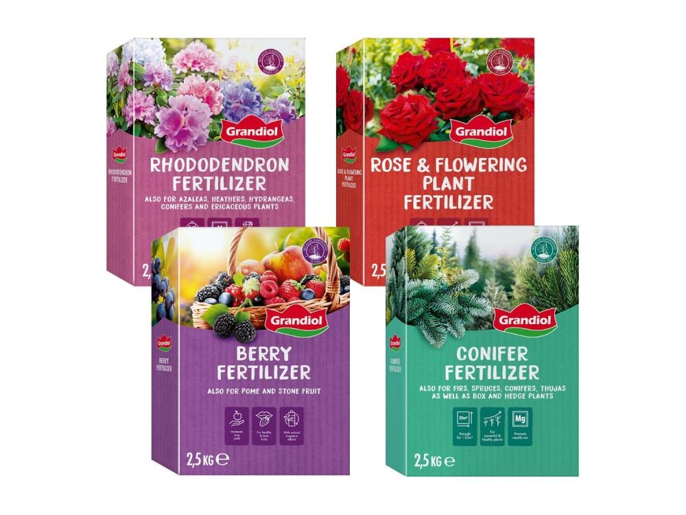 Izbor gnojil 2,5 kg Grandiol - Akcija v trgovini Lidl