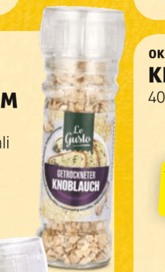 Le Gusto Začimbe z mlinčkom 110-20 g - Akcija v trgovini Hofer