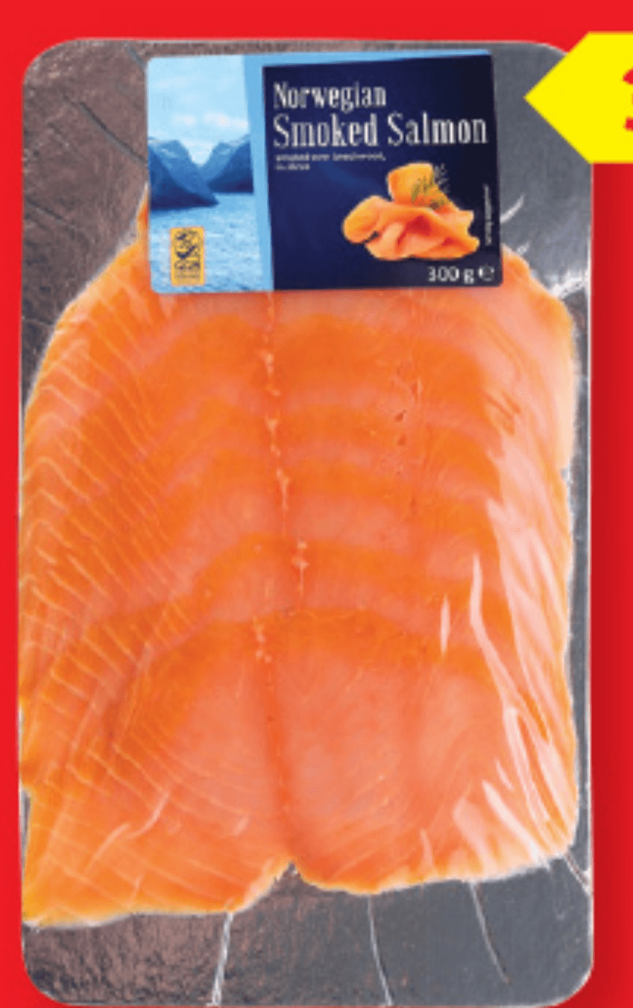 Dimljen losos 300 g - Akcija v trgovini Lidl