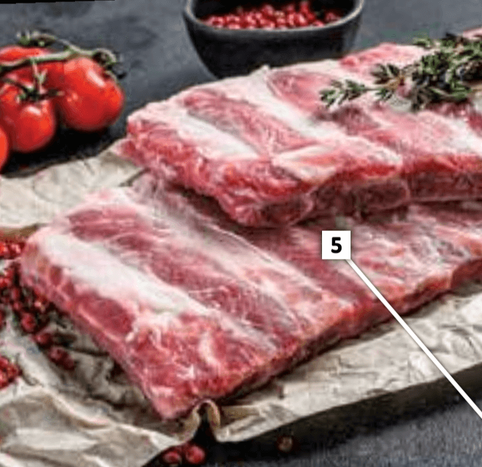 Svinjski ribsi - Akcija v trgovini E.Leclerc