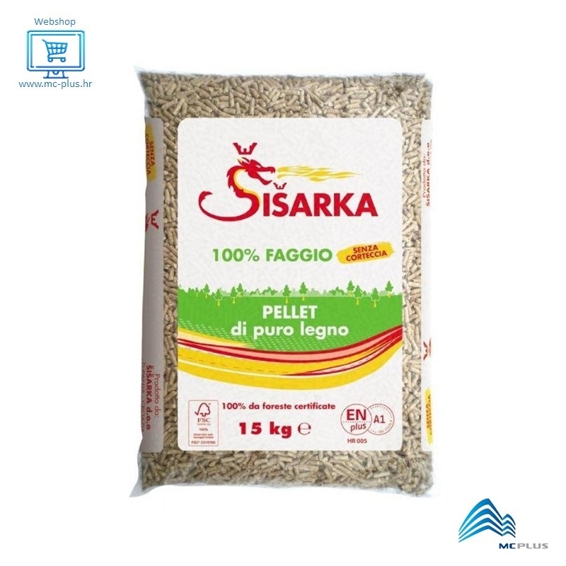 Peleti A1 Šišarka 15 kg - Akcija v trgovini Pevex