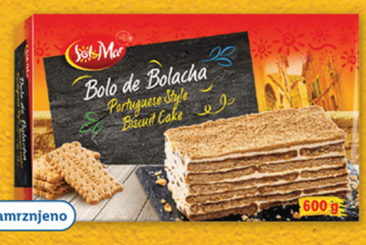 SOL&MAR Piškotna torta „Bolo de Bolacha“ 600 g - Akcija v trgovini Lidl