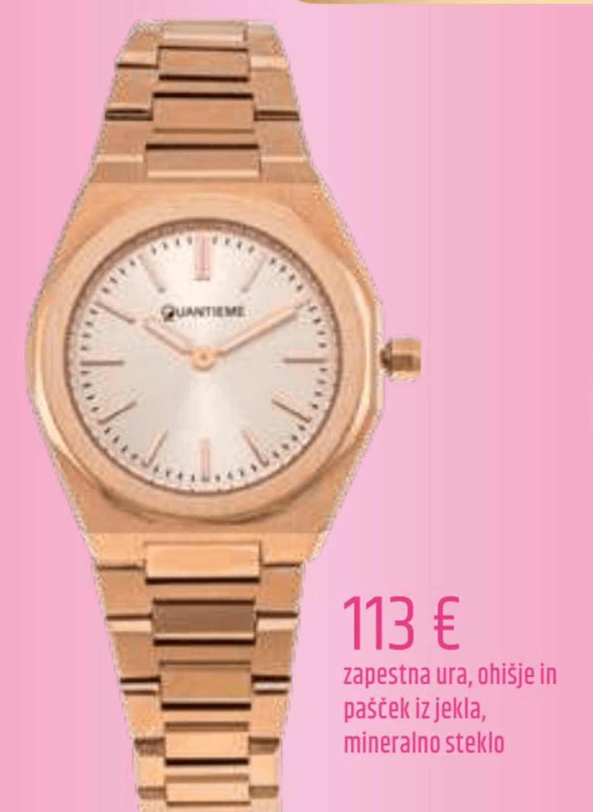 Quantième zapestna ura - Akcija v trgovini E.Leclerc