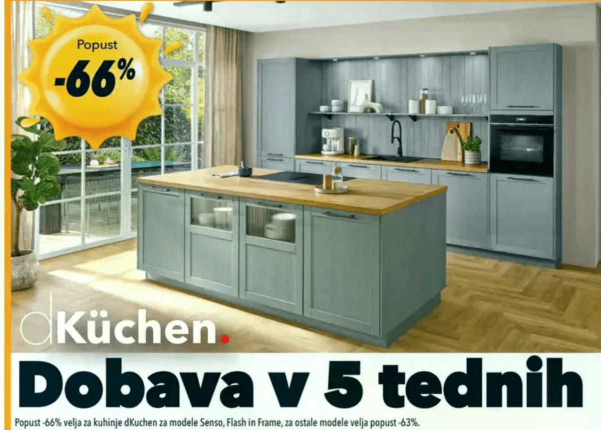 Kuhinja dKuchen - Akcija v trgovini Harvey Norman