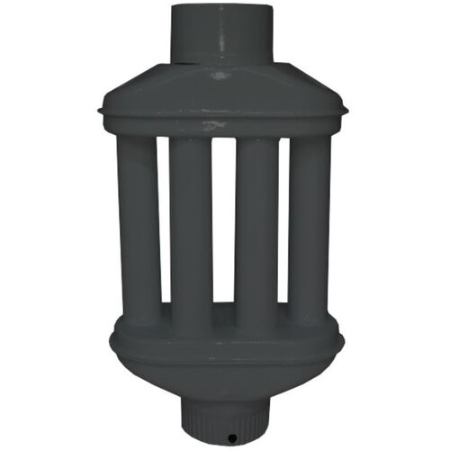 Dimni radiator Fi 120, 0,5 m, črni Akcija v trgovini Jager