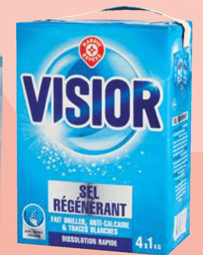 Sol za pomivalni stroj Visior 4 kg - Akcija v trgovini E.Leclerc