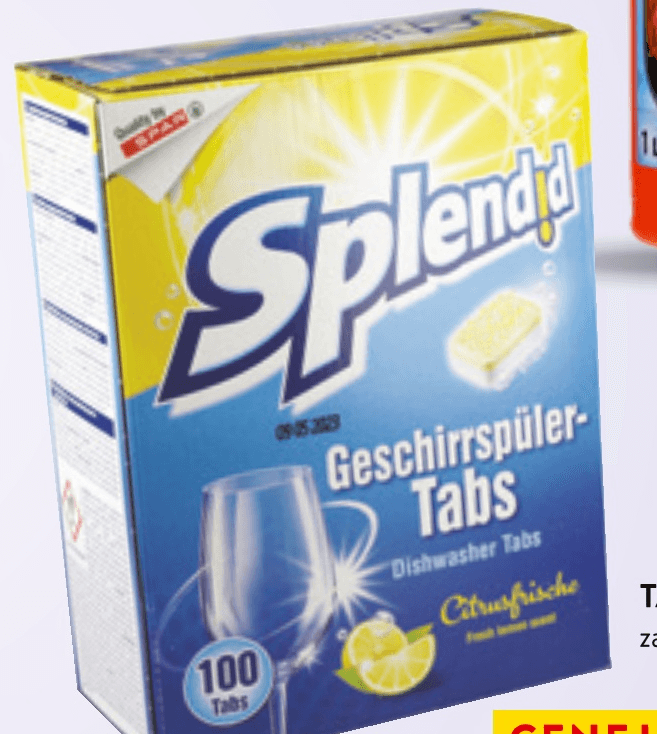 Tablete Lemon 100/1 Splendid - Akcija v trgovini Spar