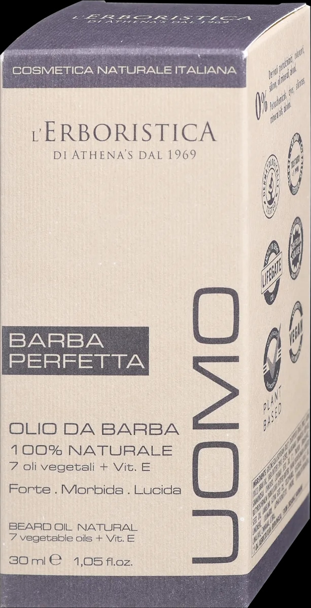 L'ERBORISTICA UOMO negovalno olje za brado 30 ml - Akcija v trgovini Dm