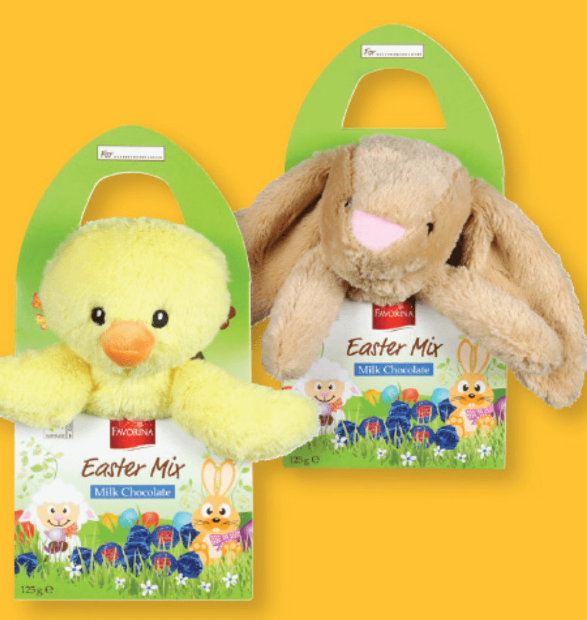 FAVORINA Plišasta igrača s sladkim izborom 125 g - Akcija v trgovini Lidl