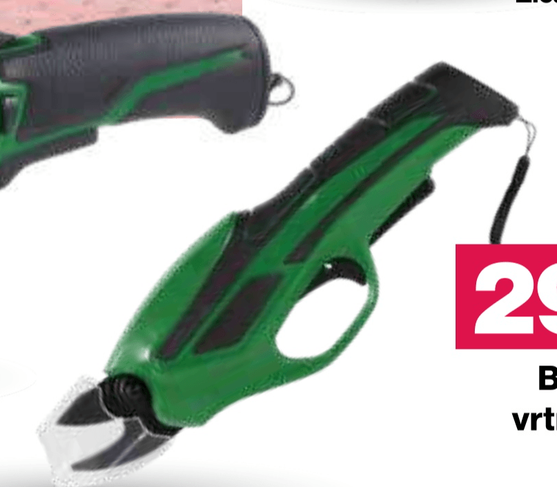 Baterijske vrtne škarje - Akcija v trgovini Mercator