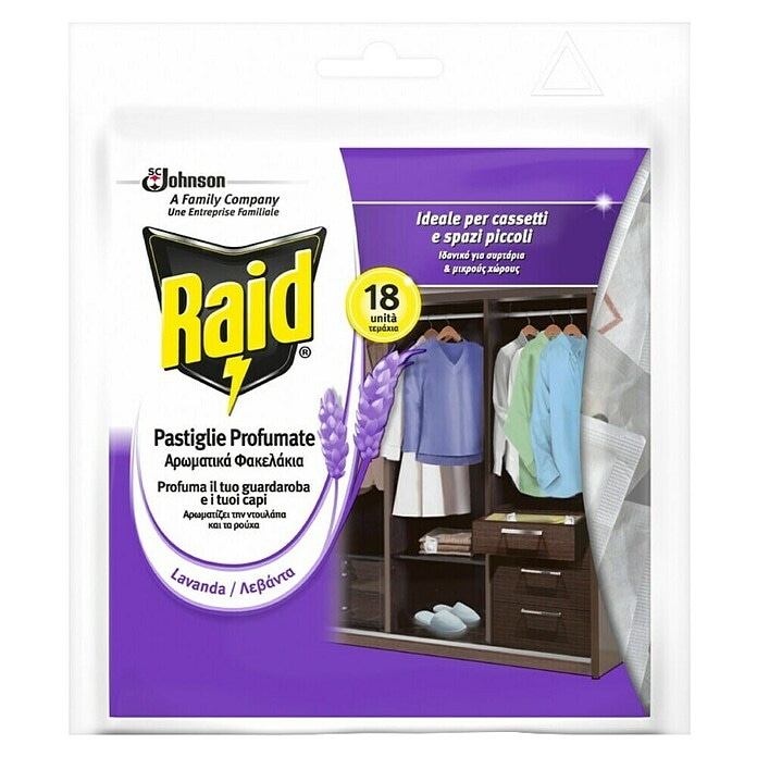 Raid sredstvo proti tekstilnim moljem 2/1 - Akcija v trgovini Spar