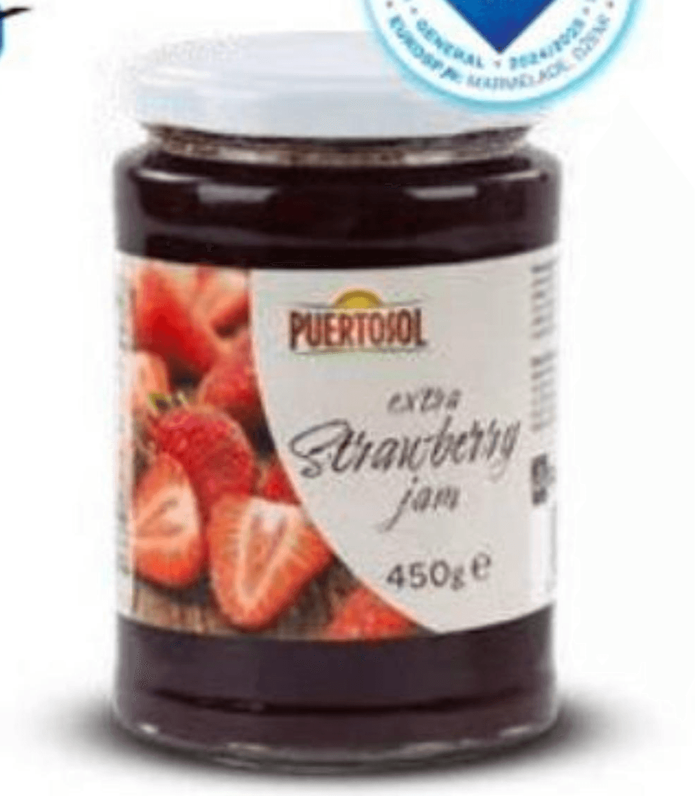 PUERTOSOL Ekstra džem, marelica 450 g - Akcija v trgovini Eurospin