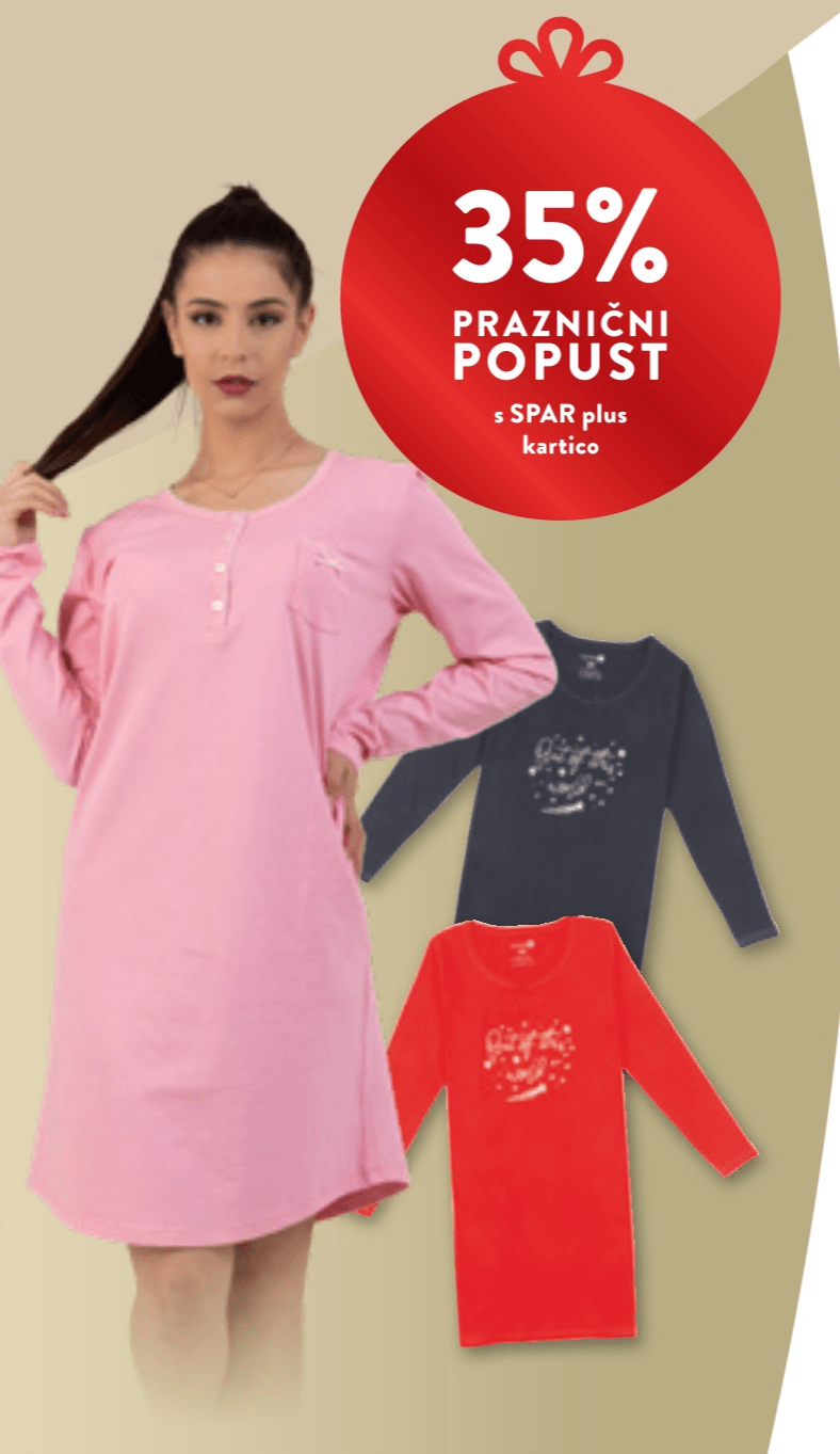 Spalne majice in srajce - Akcija v trgovini Spar