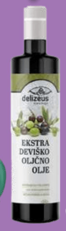 Ekstra deviško oljčno olje Delizeus 750 ml - Akcija v trgovini E.Leclerc
