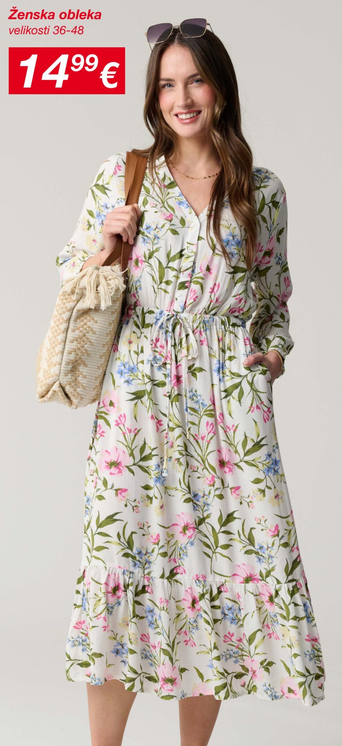 Ženska obleka - Akcija v trgovini Kik